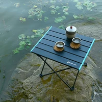 camping folding table aluminum alloy lightweight ultralight portable bbq desk furniture for outdoor hiking garden picnic