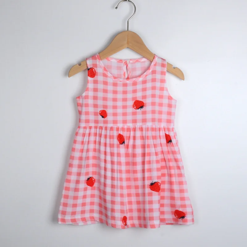 

Toddler Girl Clothes Sleeveless Cotton Kids Dresses for Girls Sundress Cartoons Princess Girl Print Dress Child 2 to 8 Years
