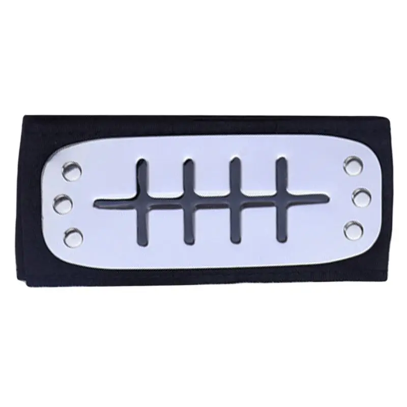 Повязка на голову для взрослых и детей с логотипом японского аниме металлическим