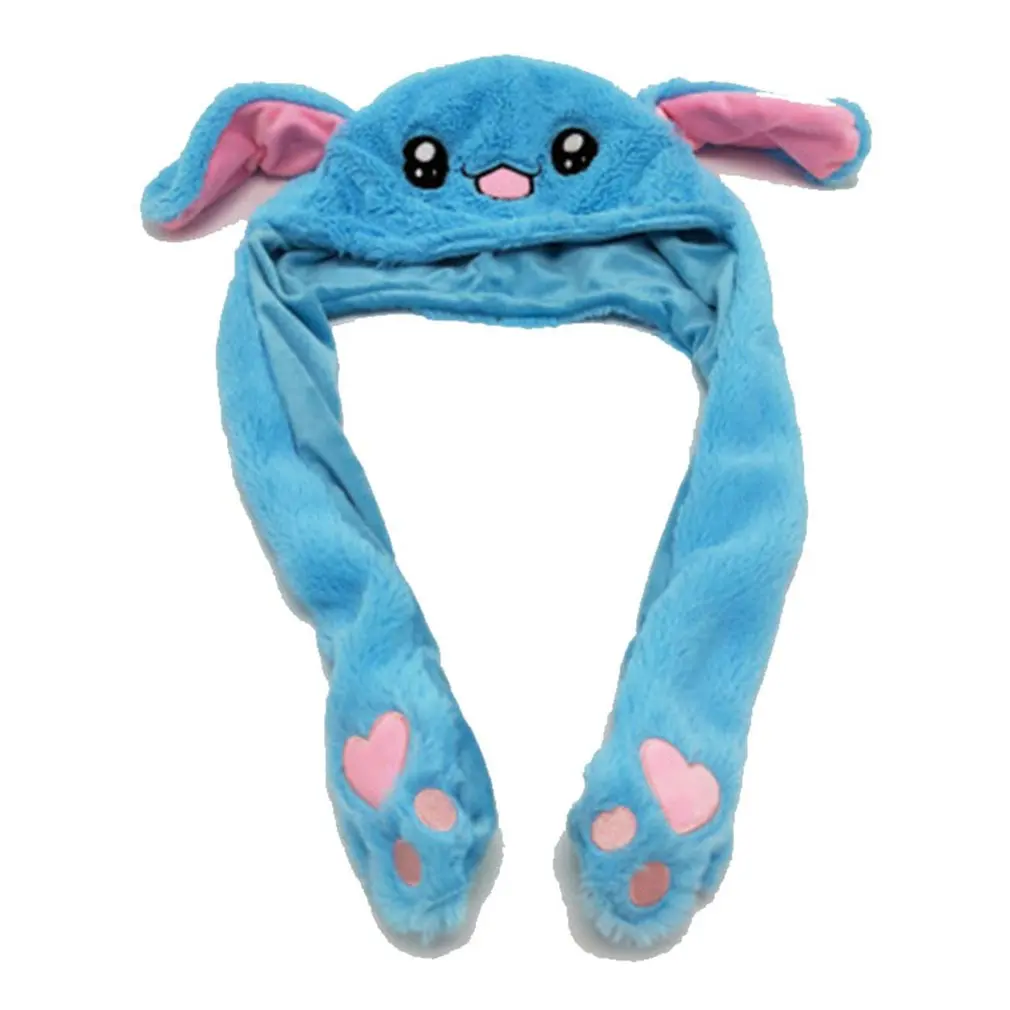 Движущийся светящийся кролик/свинья/шапка цыпленок с ушками шапка для движения