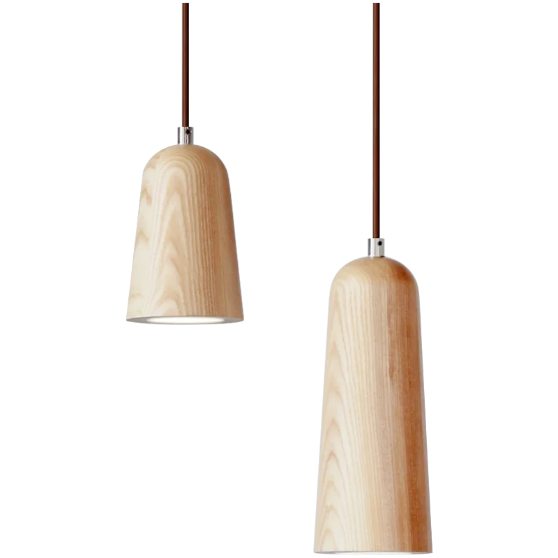 

Nordic Wood Pedant Lamp Nut Shape Ceiling Light Handmade Wooden Pendant Lighting