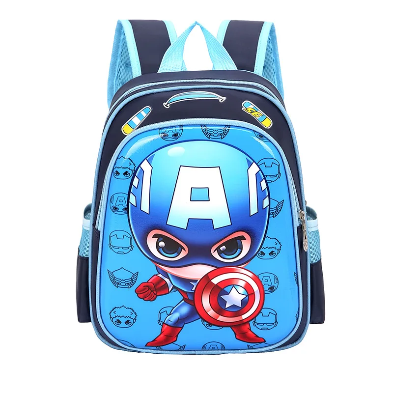 Новый нейлоновый мини-рюкзак Disney с машинкой Холодное сердце Человек-паук ранцы