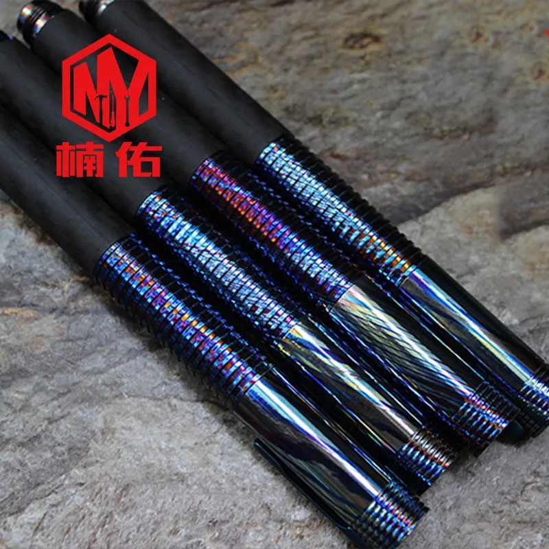 Harga High-End 2 Dan 1 Titanium Jumlah Iklan + Serat Karbon Pena Taktis Pertahanan Diri Bisnis Menulis Pena EDC Alat