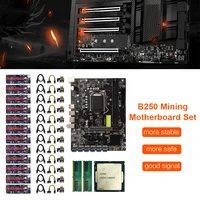 b250 btc 12p mining motherboardg3900 cpu2xddr4 4g memory12x009s adapter brandnew computer component