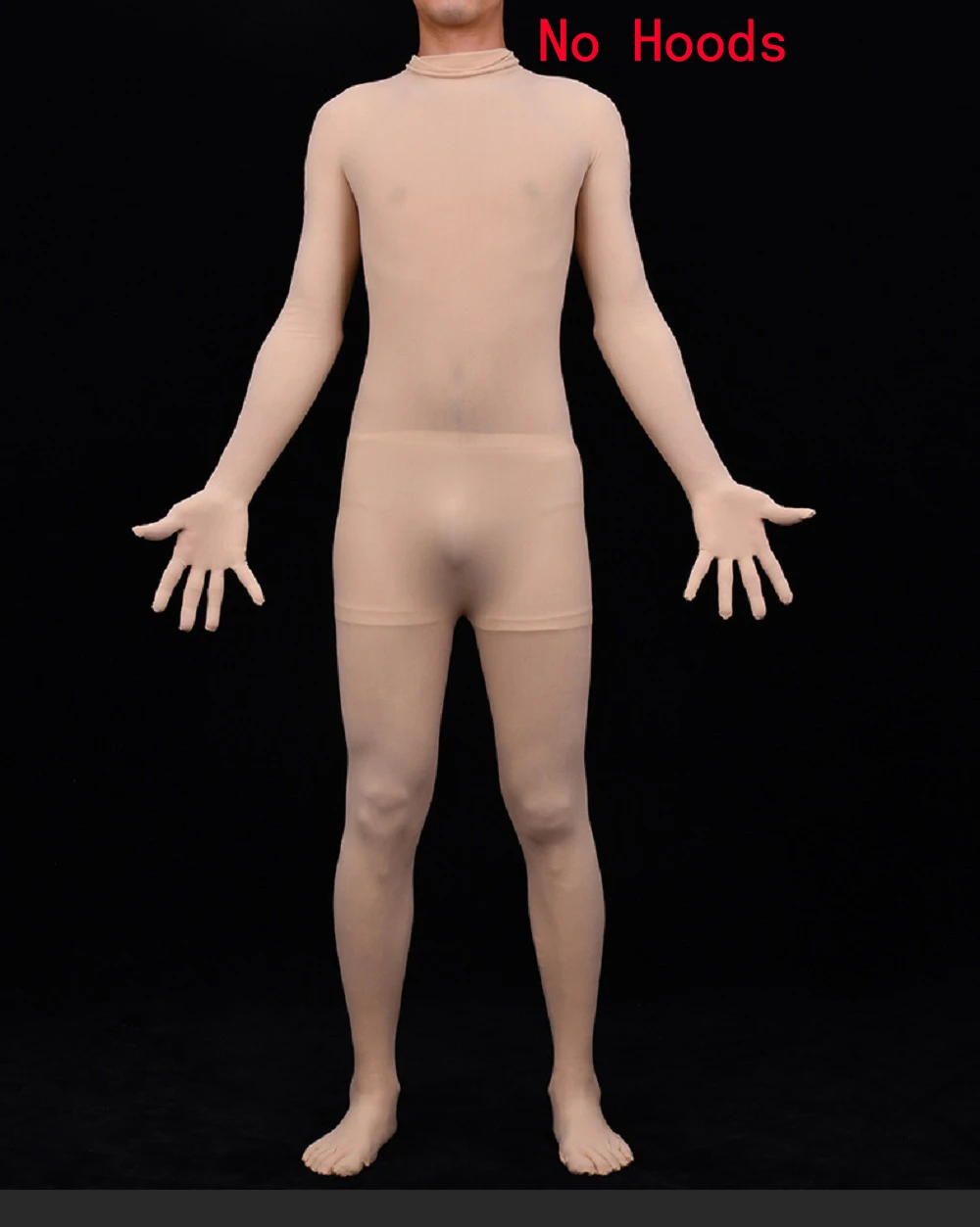 Мужские комбинезоны 80D лайкра пальцы полностью обернутые головы цельные