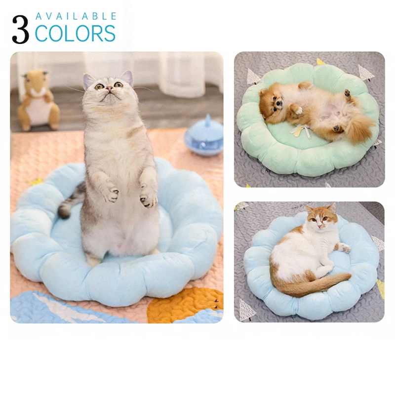 

Cute Flower-Shaped Pet Mat Cat Dog Soft Mattress Deep Sleep Comfortable Warm Kitten Puppy Supplies Mascotas Cama Gato