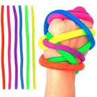 6 шт.лот обезьяна лапша набор игрушек Против тревоги для взрослых и детей сжимаемая игрушка antysresдолжны снять стресс игрушки