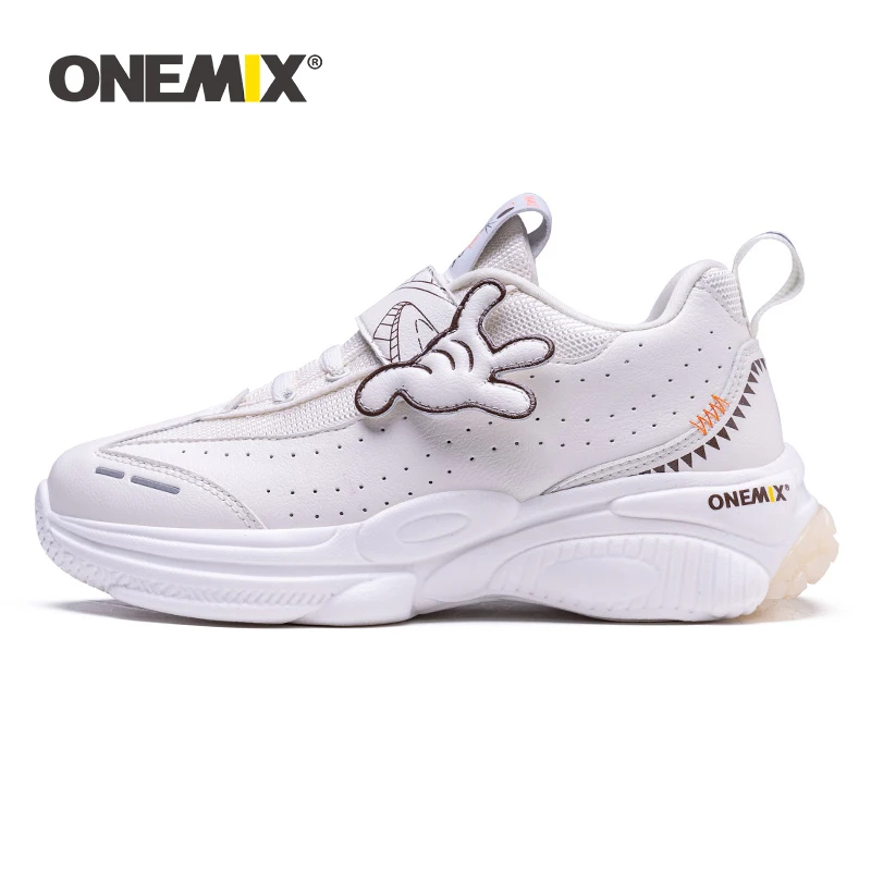 Детская спортивная обувь ONEMIX для мальчиков и девочек нескользящая на липучке