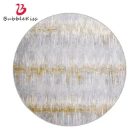 bubble kiss gold gray round carpet for living room nordic style girl bedroom floor mat modern home decoration bedside area rugs