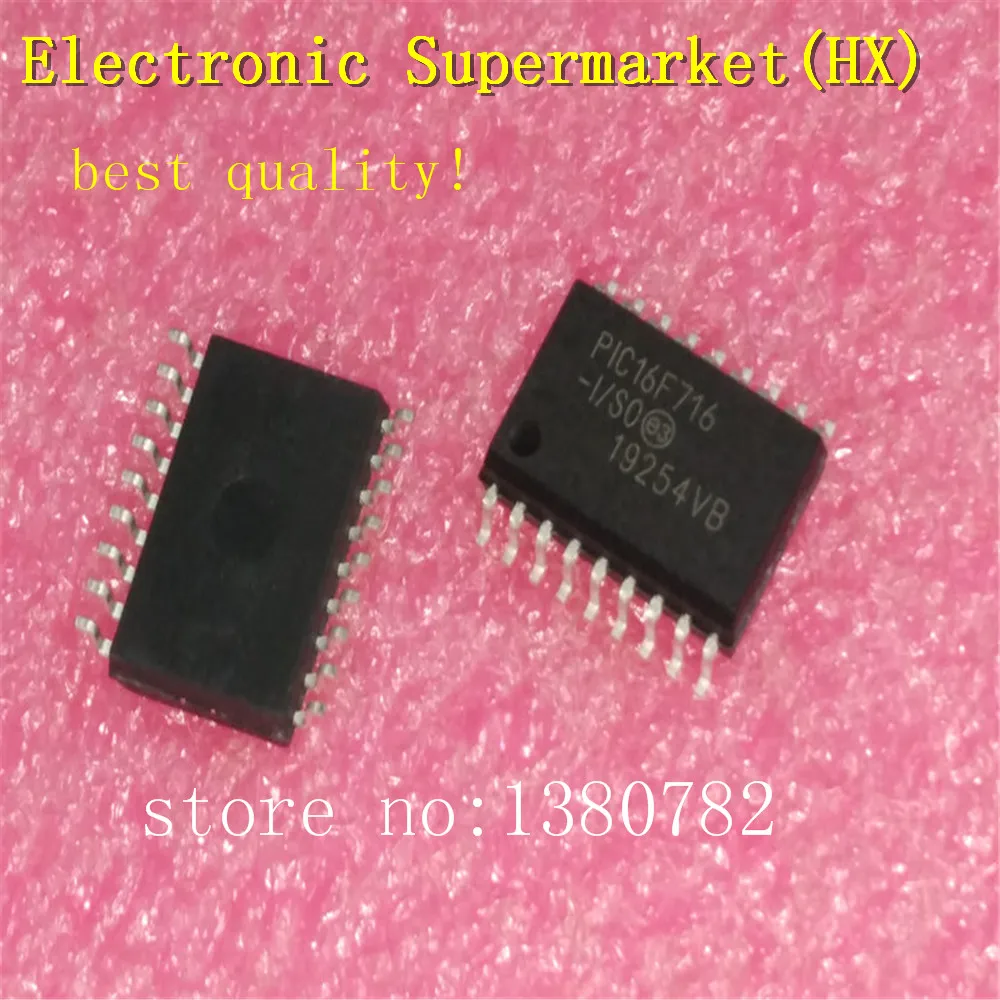 Бесплатная доставка 10 шт./лот PIC16F716 I/SO SOP 18 новый оригинальный IC в наличии!|lot lot|lot