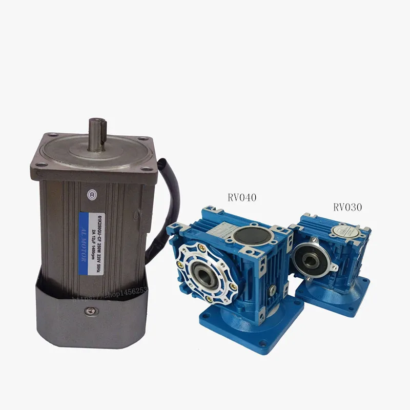 AC220V 120W RV30 AC Gear Reduction Turbine Worm Geared Motor Speed Regulating Reversible High Torque + Controller | Обустройство дома