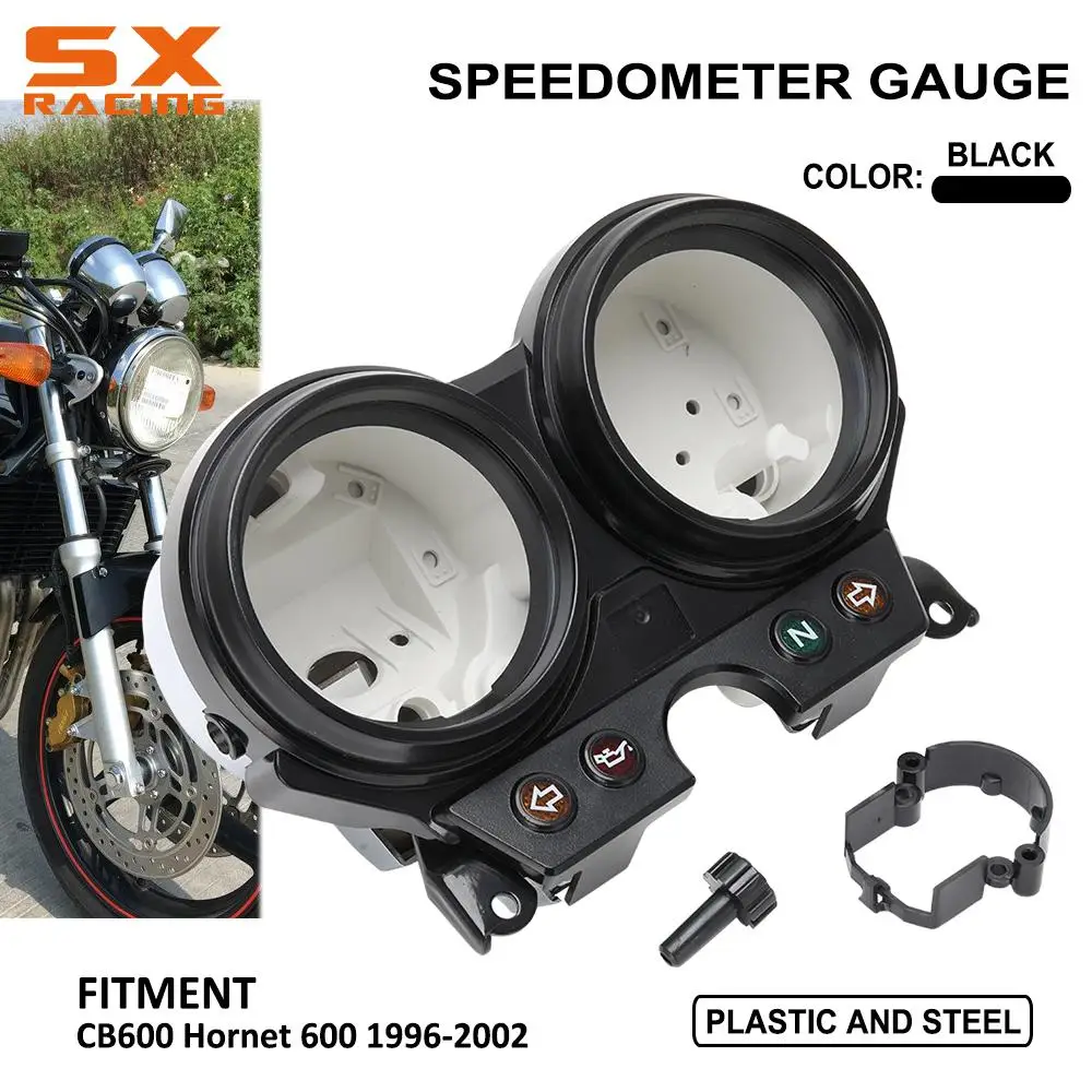

Motorcycle Speedometer Tachometer Instrument Gauge Case Cover Accessories For Honda CB600 CB 600 Hornet 600 1996-2002