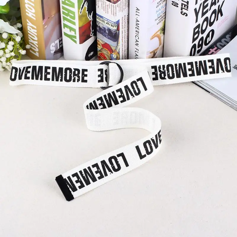 Крутые прочные подарки студенческие D кольца повседневные с буквенным принтом