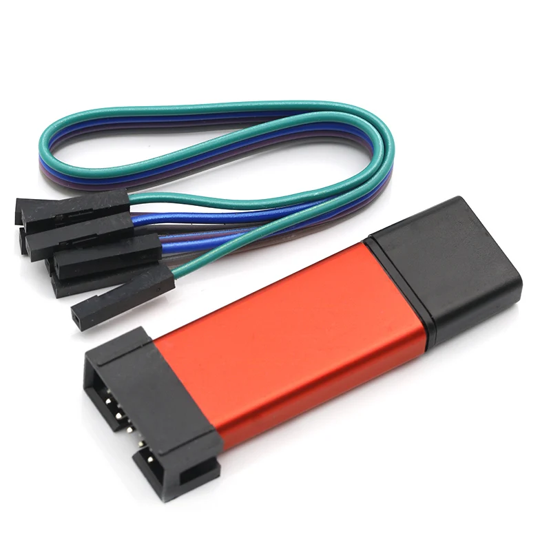 1 комплект ST LINK Stlink ST-Link V2 Mini STM8 STM32 симулятор скачать программист Программирование с крышкой DuPont кабель ST Link V2