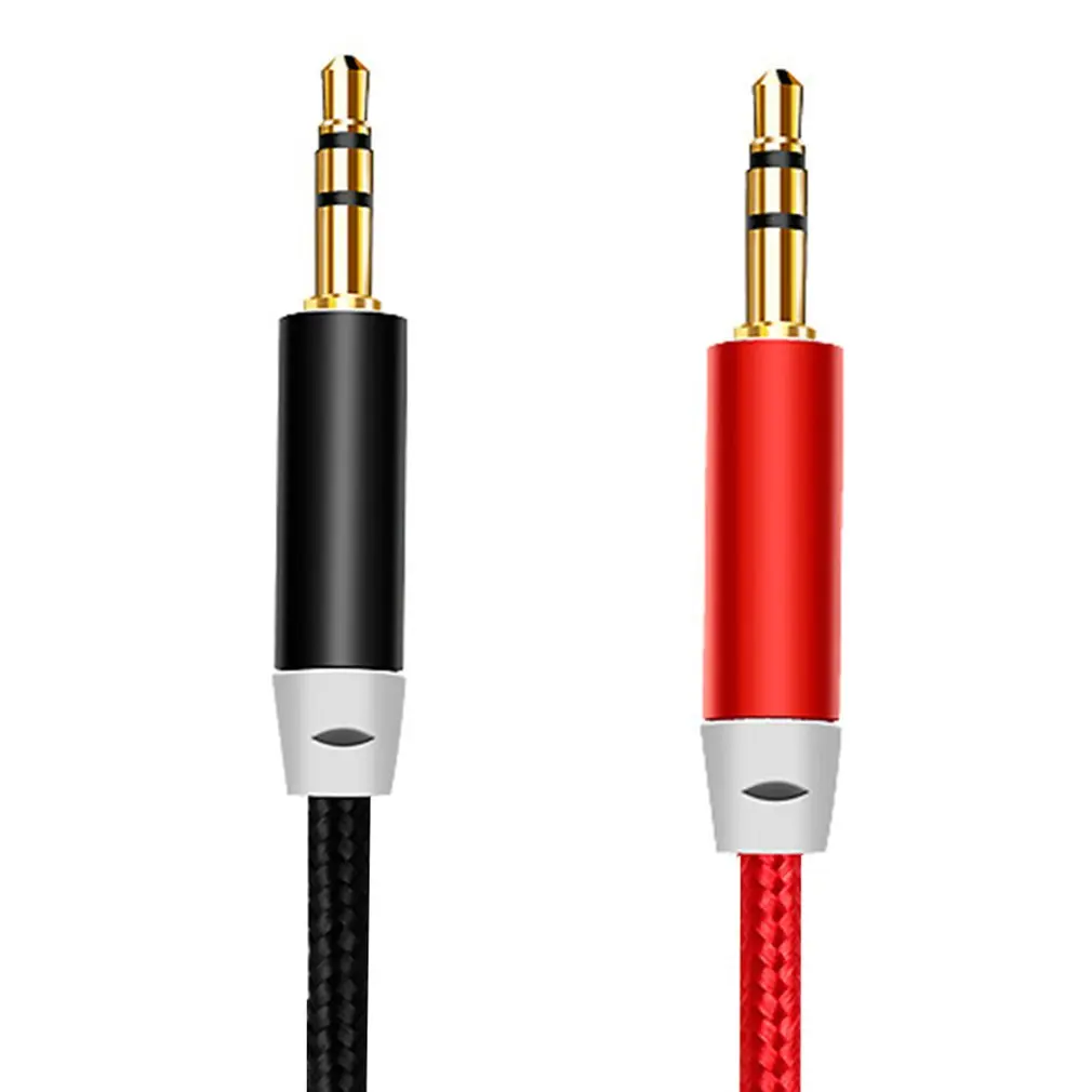 

Аудиокабель со штекером 3,5 мм, разъем 3,5 мм, аудиокабель со штекером на штекер Aux для Samsung S10, автомобильный провод для наушников и колонок, каб...