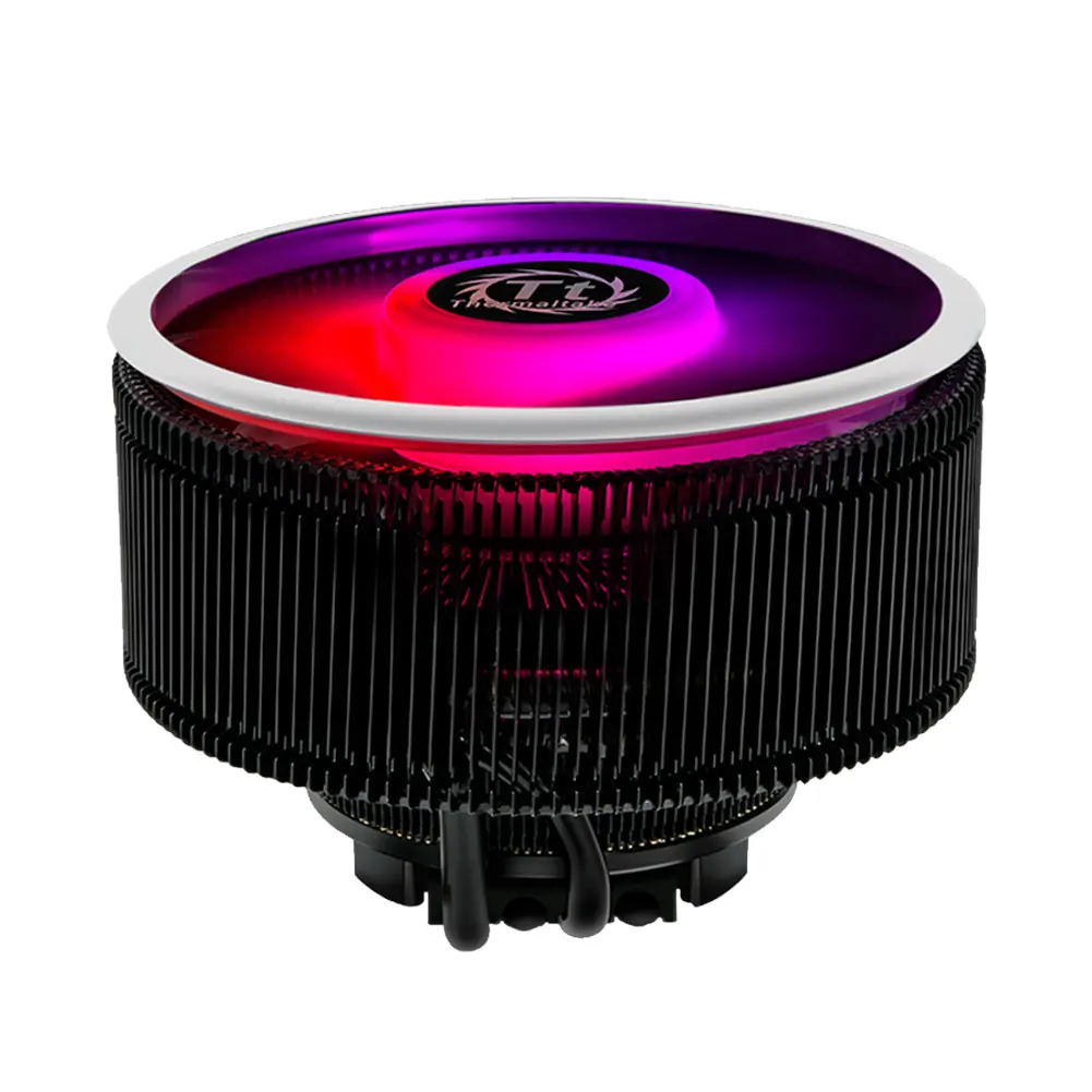 Кулер для процессора Tt Thermaltake охлаждающий вентилятор с бесшумным RGB подсветкой ПК
