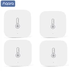 Датчик температуры Aqara, умный датчик давления воздуха, влажности, окружающей среды, умное управление, соединение Zigbee для приложения xiaomi Mi home