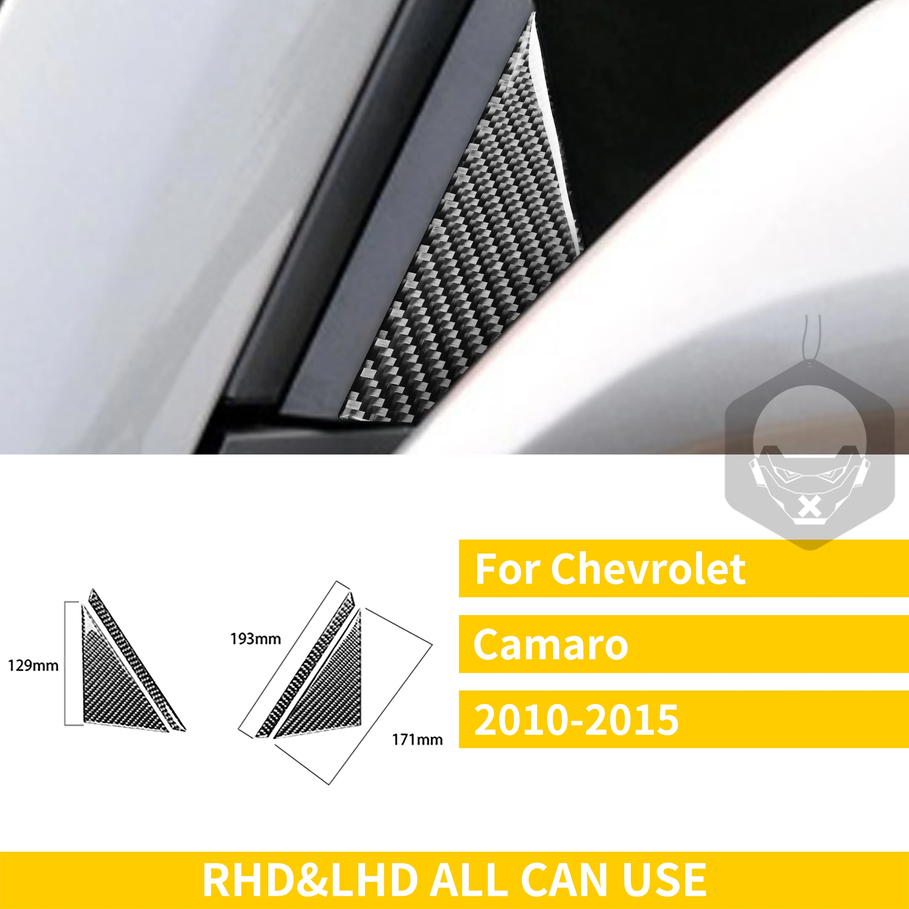 RRX Auto A-pillar треугольная угловая крышка наклейка для автомобильного окна дверная