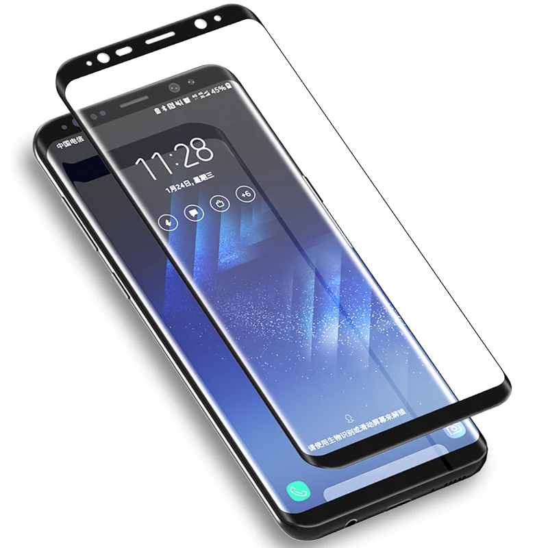 Защитное стекло для смартфонов Samsung Galaxy Note S7 Edge S8 Plus 8 S9 9 A8 A6 1 закалённое|Защитные