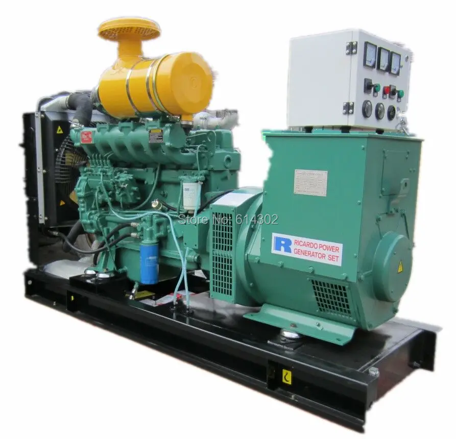 

China supplier weifang Ricardo 120kw/150kva diesel generator with brushless alternator and base fuel tank with factory price