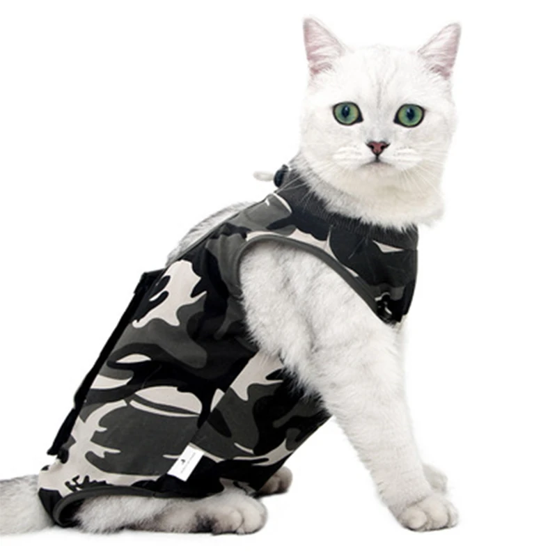 

Warm Pet Clothes Recovery Suit Breathable for Dog Cat Abdominal Wounds or Skin Diseases After Surgery Wear Pajama Suit Puppy Pet