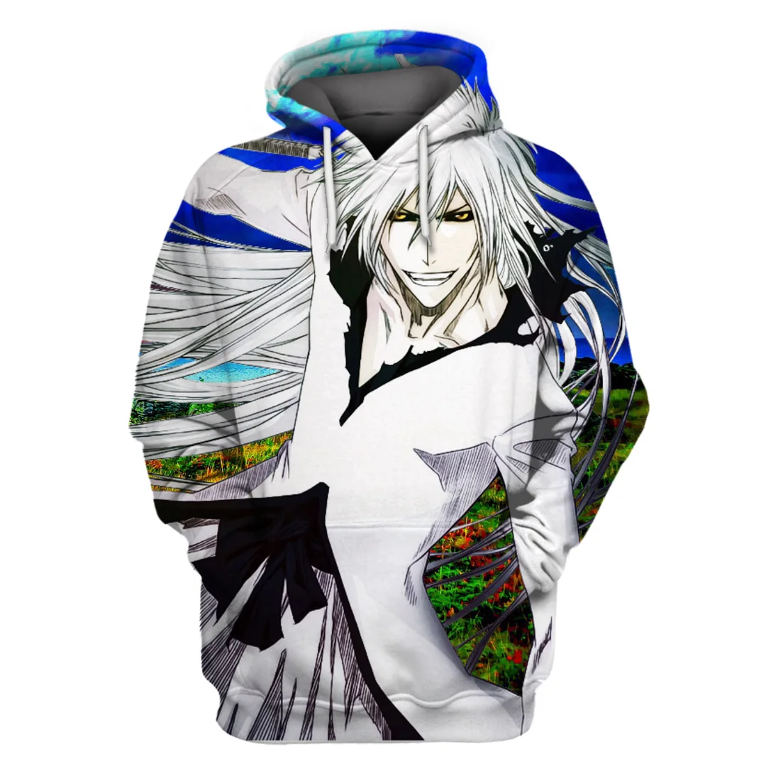 

SONSPEE Streetwear Fashion Funny Men's Long Sleeve 3D Print New Anime Bleach Printed Hoodies Sweatshirt Women Hoody Pullover