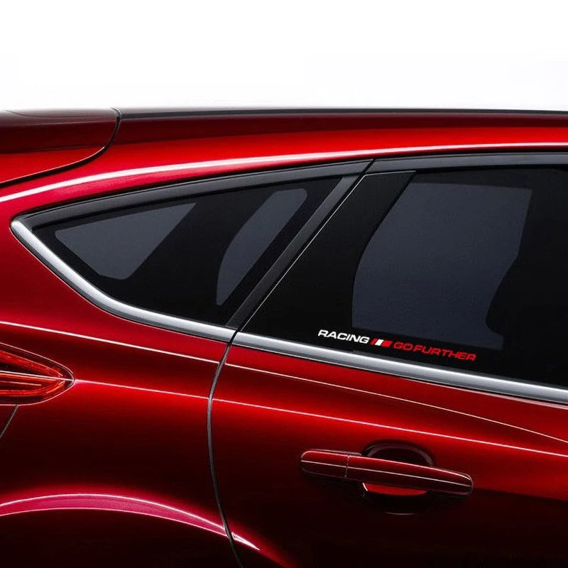 Автомобильная наклейка для Ford Racing Glass светоотражающая виниловая 2 цвета тюнинг