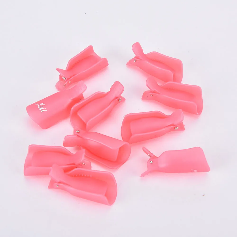 10 шт. многоразовые зажимы для ногтей|Жидкость снятия лака| |