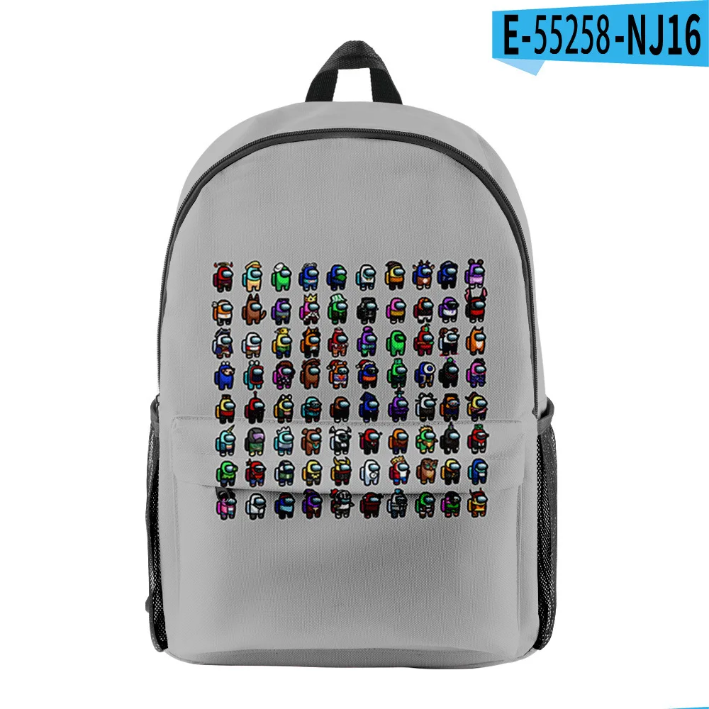 

2021 Hot Sale Kawaii Cartoon 3D Print School Bags for Boys Girls Travel Shopping Backpack