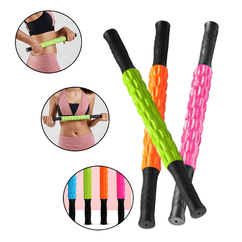

1 Pcs Muscle Massage Stick Leg Neck Deep Tissue Body Health Fitness Equipment Portable Muscle Roller Tool Trigger Fitness Yoga