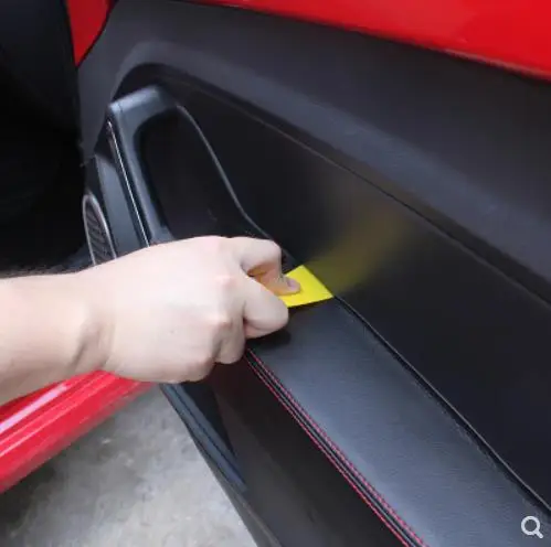 4 шт./компл. Защитная панель для подлокотника автомобильной двери из микрофибры