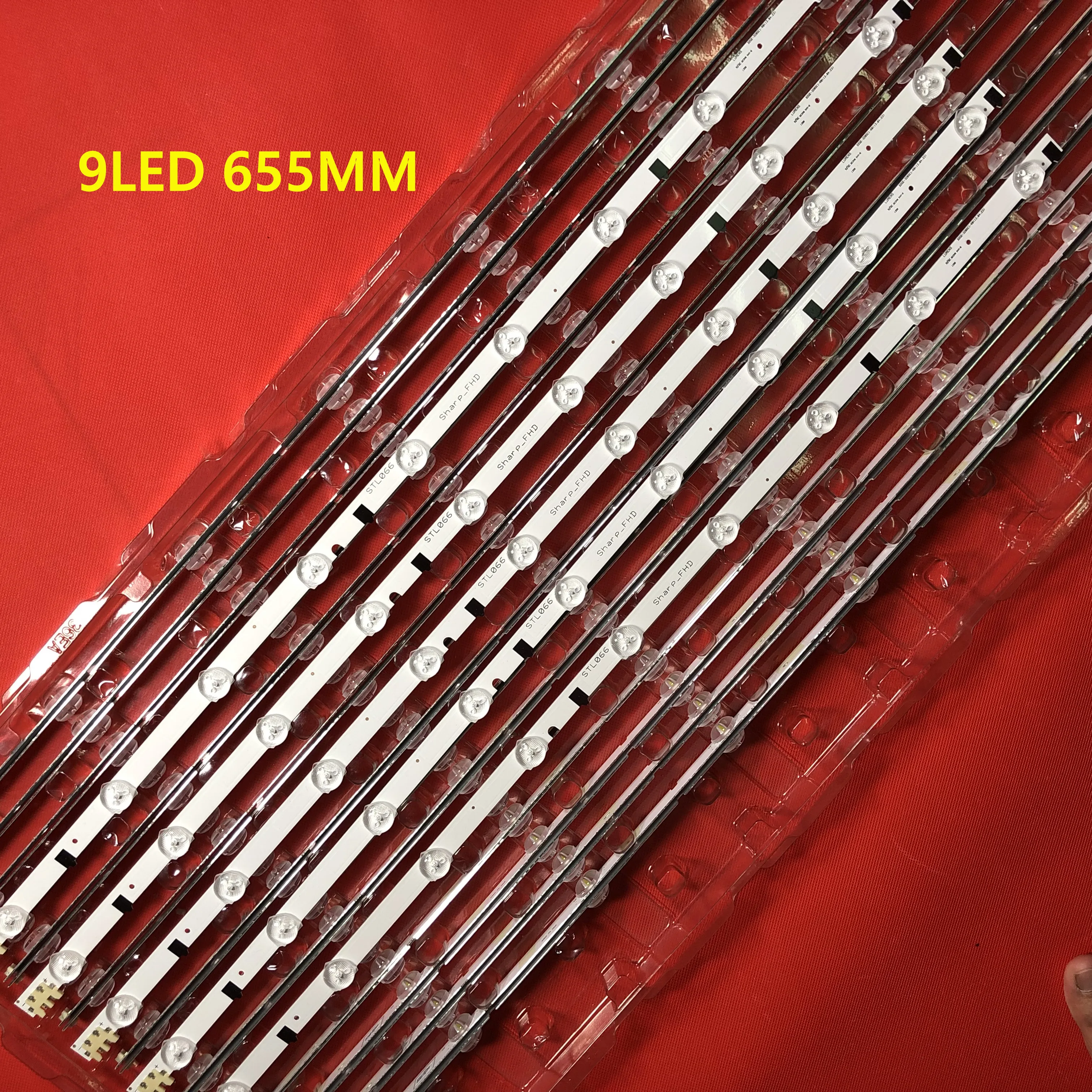 

5PCS 655MM LED strip For SamSung Sharp-FHD 32''TV D2GE-320SC1-R0 CY-HF320BGSV1H UE32F5000AK UE32f5500AW UE32F5700AW HF320BGS-V1