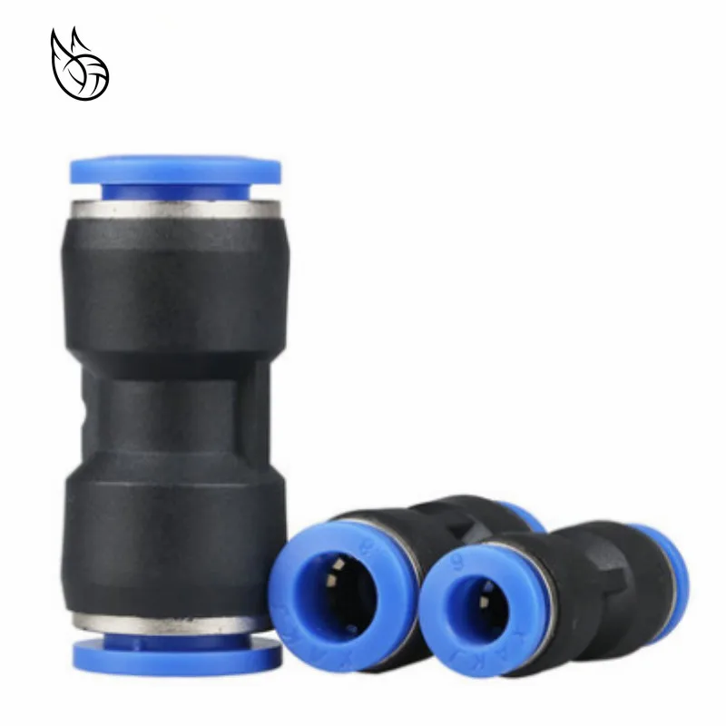 Прямой пневматический быстроразъемный Фиттинг полиуретан 1 шт. 4 6 8 10 12 14