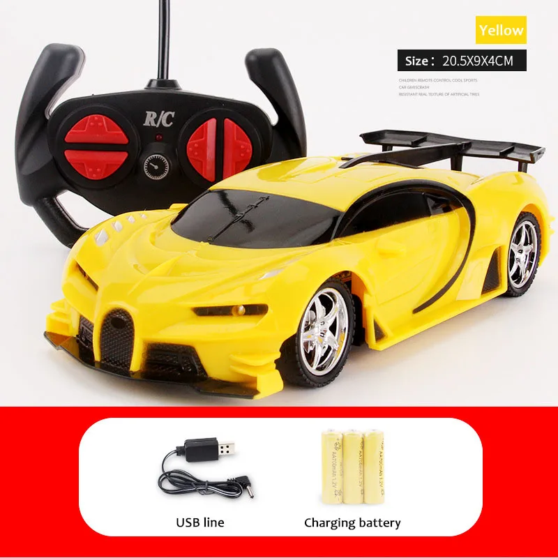 1:18 RC автомобиль пульт дистанционного управления игрушки светодиодный