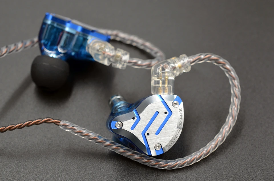 KZ ZS10 Pro металлическая гарнитура 4BA+ 1DD Hybrid 10 драйверов HIFI бас наушники в ухо монитор наушники Спорт шумоподавление наушники