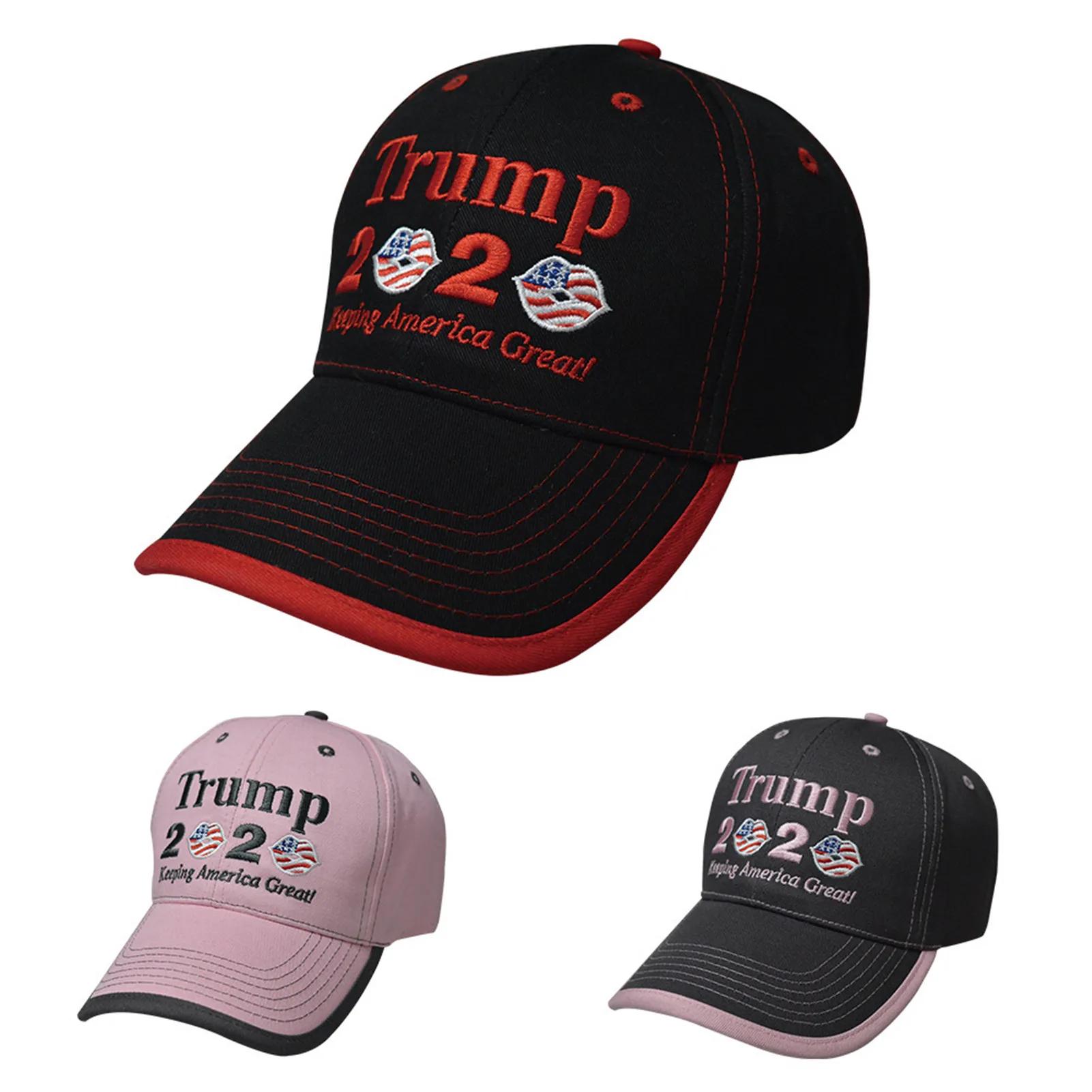 

Women Baseball Hat Trump 2020 US Election Campaign Cap For Outdoor Camping Sunproof Hats For Adult