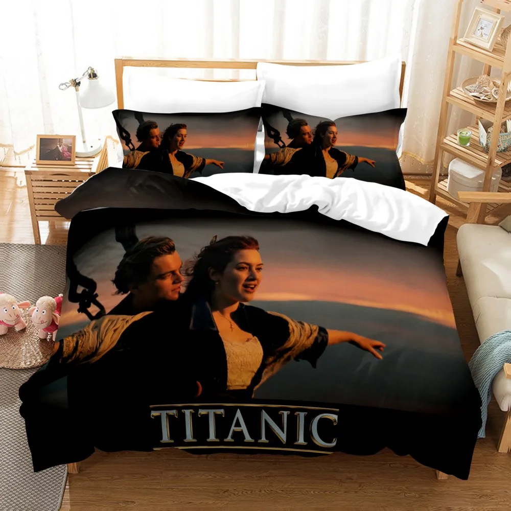 Комплект постельного белья для мальчиков gife Jack and Rose Titanic пододеяльник с 3D-принтом