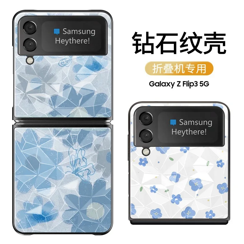 

Флип-чехол для Samsung Galaxy Z 3, флип-чехол для Galaxy Z Flip3, флип-чехол для F7110
