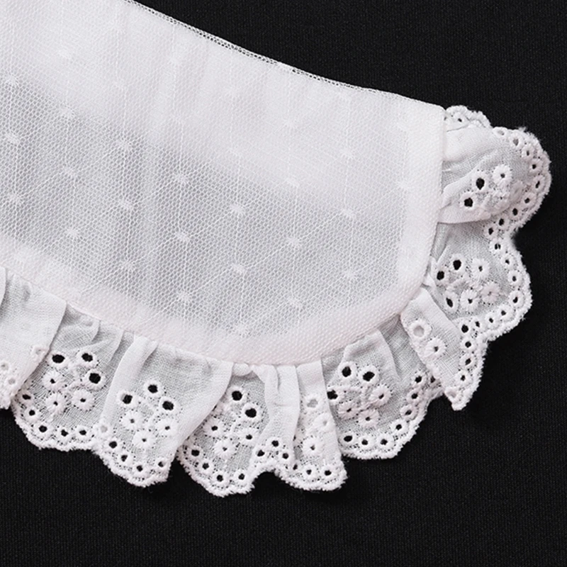 

Lace Trimmed False Shirt Collar Fashion Trend Detachable Fake Collar Adult Women Lady Style Hollow Out Embroidery All D0LF