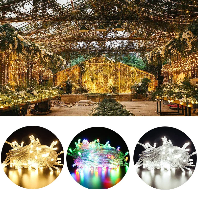 

3M 20LED Battery Powered Garland Warm White Lights String Colorful Fairy LED Light for Wedding Party Decoration Outdoor Light