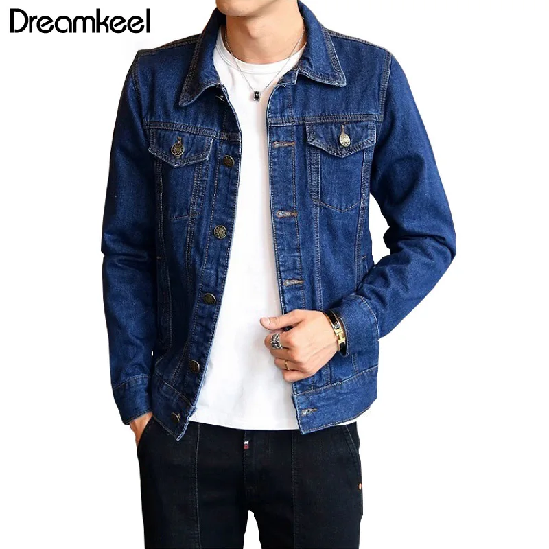 Мужская джинсовая куртка ковбойская модная Весенняя верхняя одежда уличная