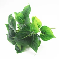 new design artificial evergreen fake plant round leaf artificial flowers for home garden decoration