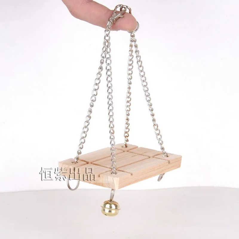 

LHXMAS, игрушки для домашних животных, подвесная ранняя подвесная цепочка, качели, искусственная птица, сосна, качели, попугай, подвесной мост