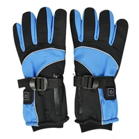 winter motorcycle gloves heated waterproof motorbike moto guantes touch screen gloves battery powered riding heating gloves