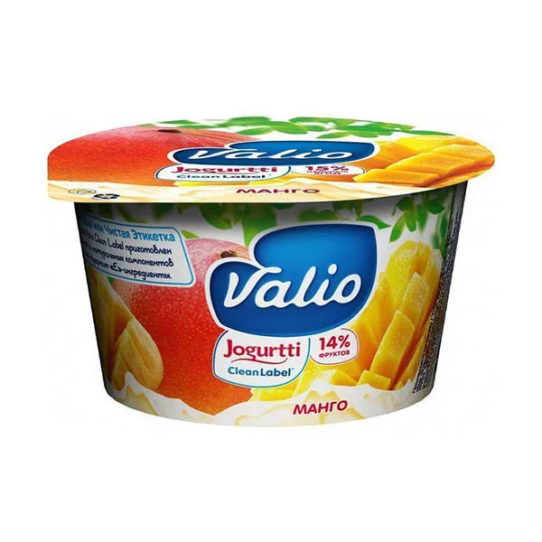 Йогурт Valio с манго 2 6% 180 г |