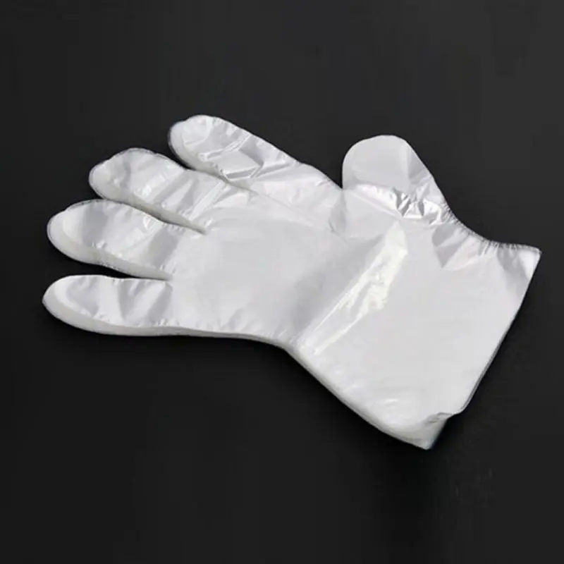 

100/250Pc plastic Disposable plastic Gloves For Adult Kitchen Gloves