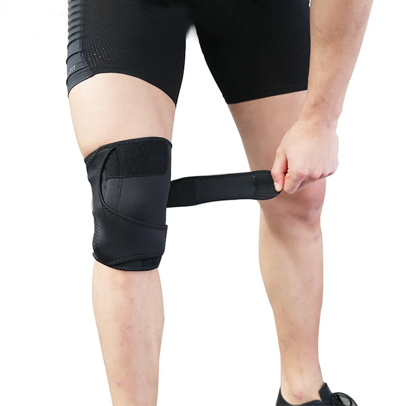 

1pcs Black Knee Pads Hiking Running Basketball Knee Support Breathable Sports YS-BUY