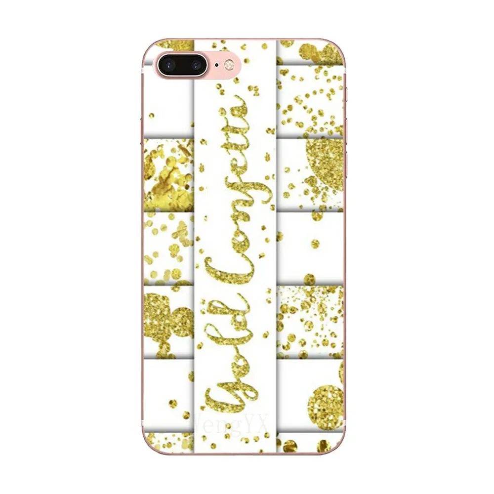 Красный розовый желтый золотой узор конфетти в горошек для huawei Honor mate 7 7A 8 9 10 20 V8 V9