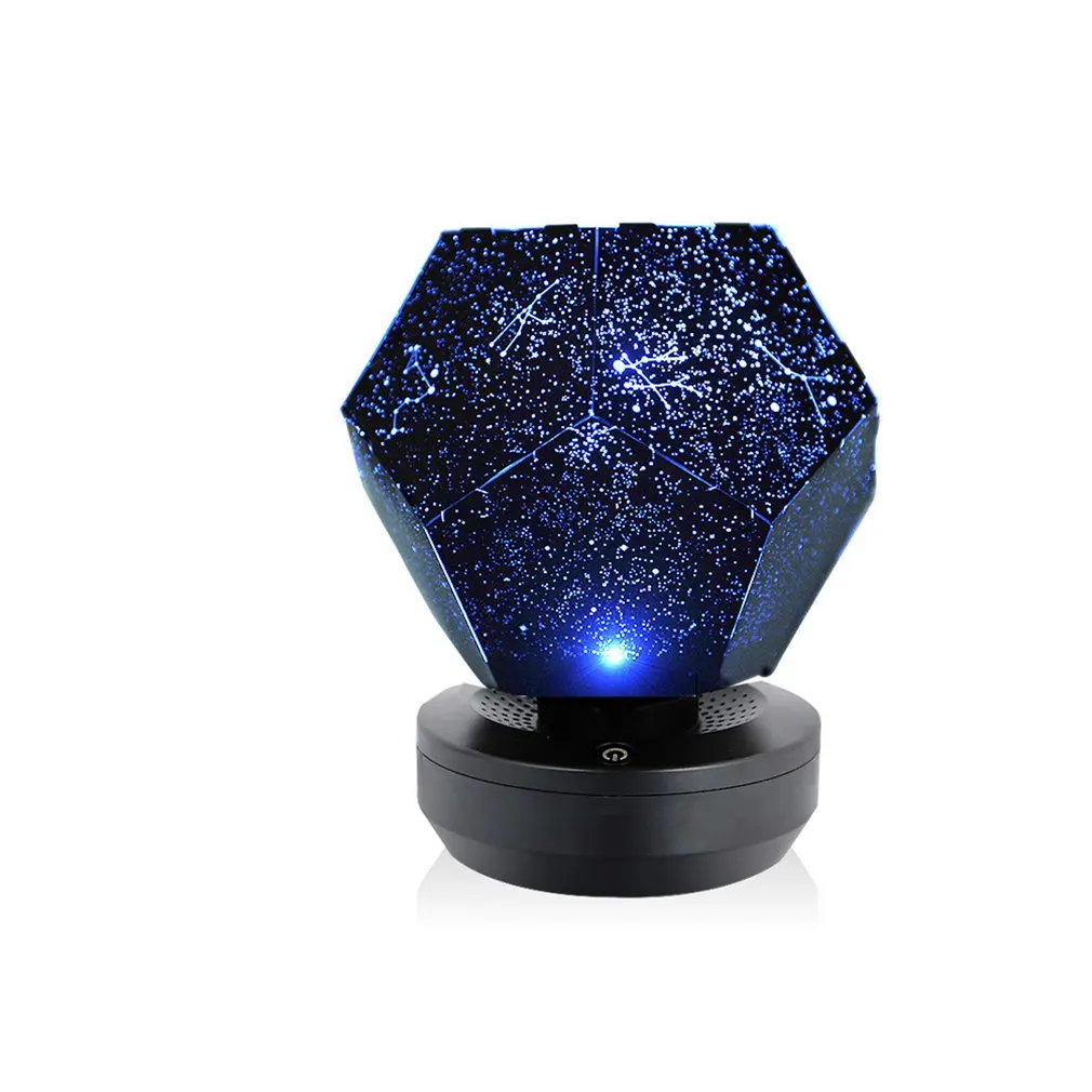 Romantic LED Starry Night Lamp 3D Star Projector Light For Bedroom Decor USB Music Galaxy Sky Projector Lights Best Gift