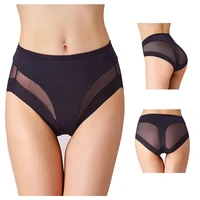 women boyshorts body shaping panties female pants high elastic control briefs seamfree breathable mesh waist intimates wholesale